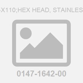Screw M24X110;Hex Head, Stainless Steel 8.8